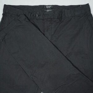 Todd Snyder Mens Black Stretch Cotton Chino Pants 36x32 PA237786-BK01